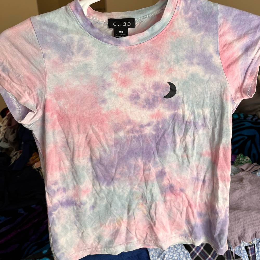 Tye-dye crop top